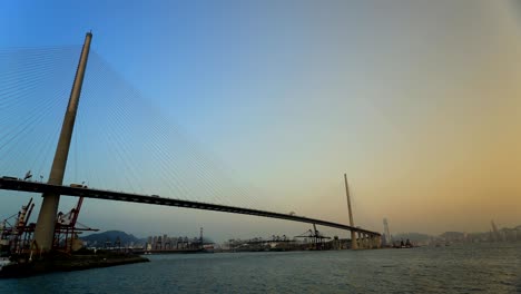 the stone cutter bridge in hong kong