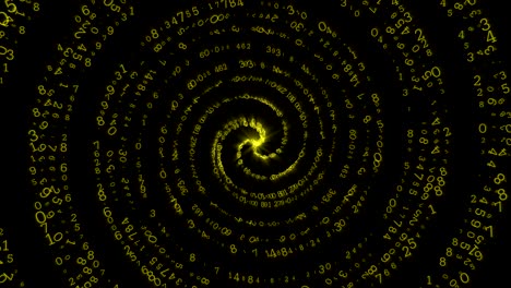 cyber spiral numbersyellow