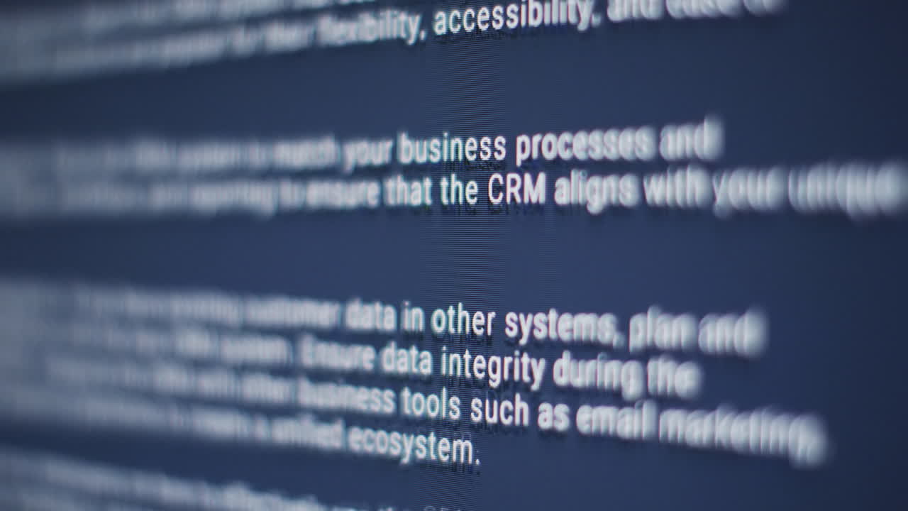 video de primer plano del procesamiento de datos en fondo negro