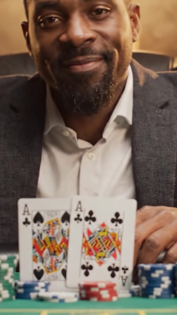 Une partie de poker dynamique : capturant la tension et l'excitation des paris stratégiques avec des jetons et des cartes dans un environnement de casino à enjeux élevés.