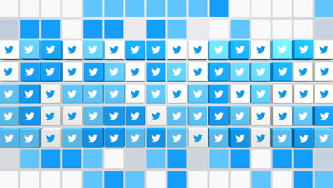 Social-Twitter-Icons-Muster-Auf-Netzwerkhintergrund