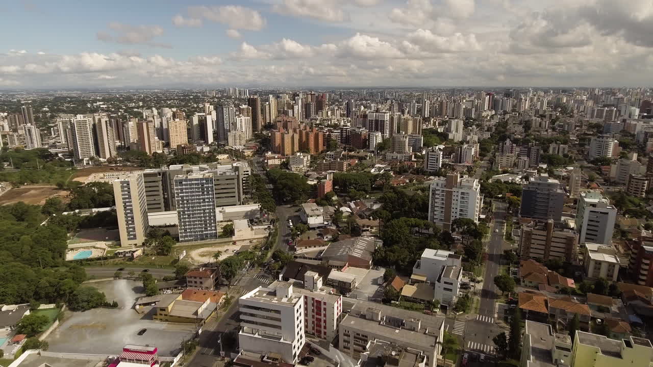 Aerial View of a Brazilian City