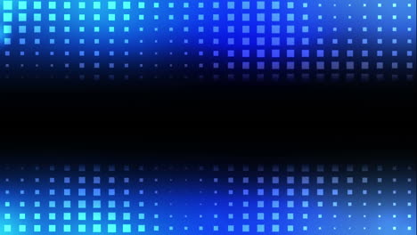 glowing lights on black background