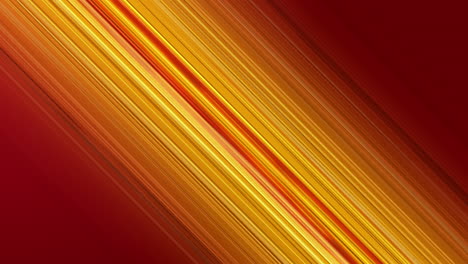 hypnotic animation of yellow light trails in fast motion on orange background.