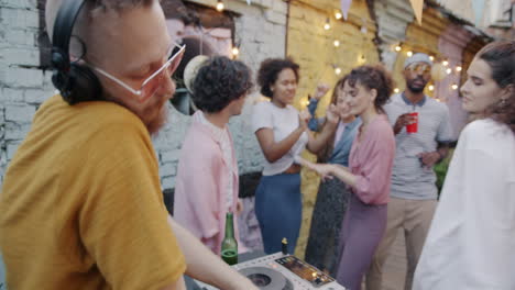 urban backyard party