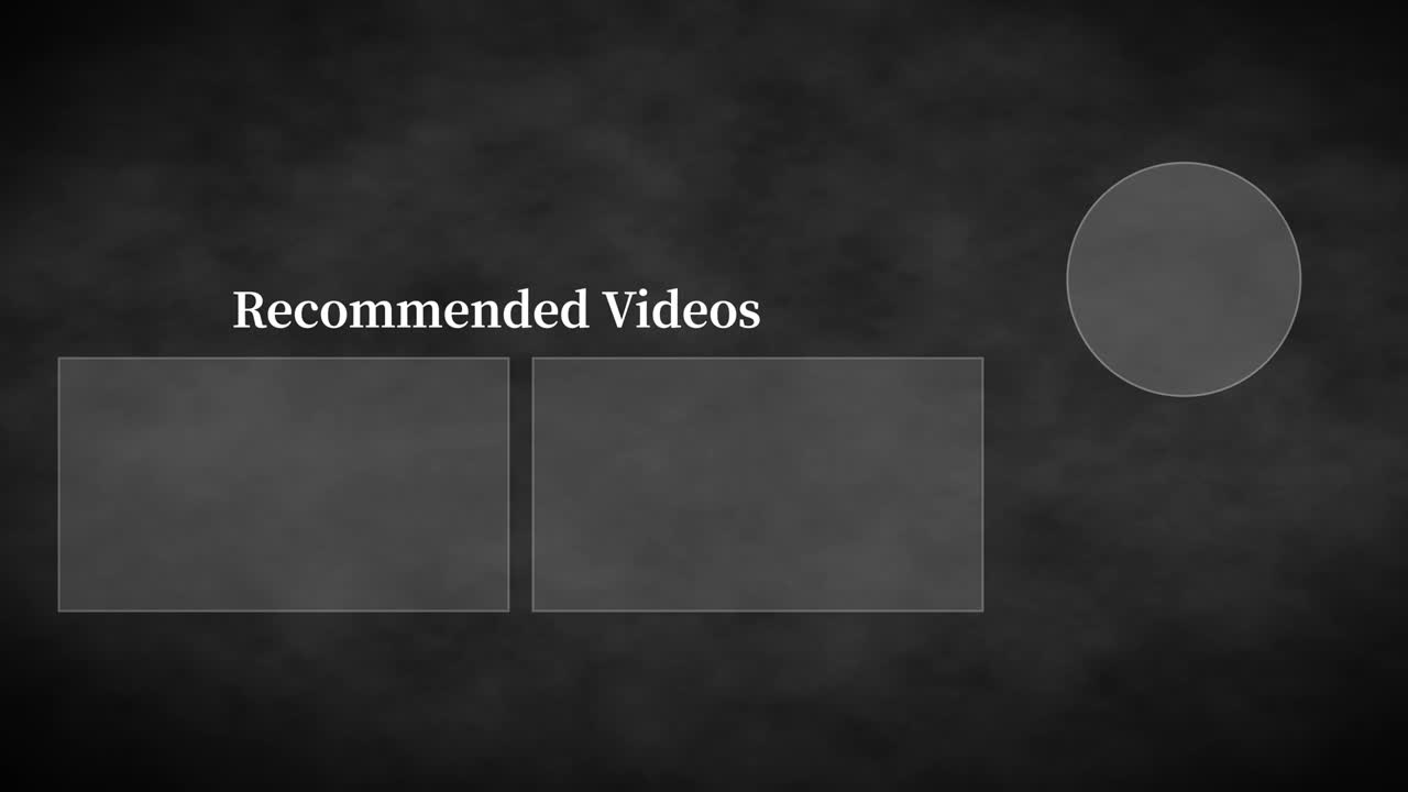 humo cg tarjeta final pantalla final gráficos de movimiento