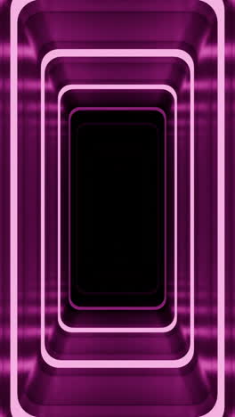 purple neon tunnel