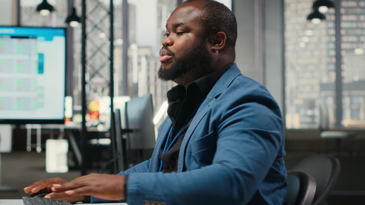 Close up of woman archivist rolling a trolley to transport documents