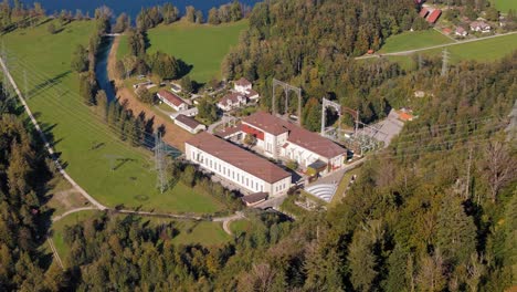 View-from-the-summit-of-mountain-slope-down-to-Power-substation-below