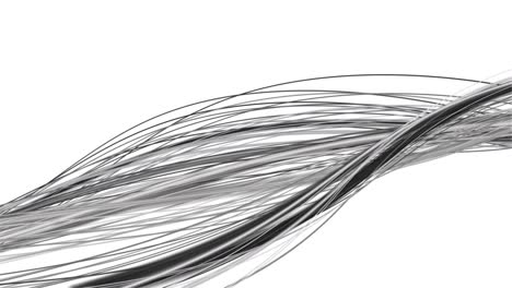 magical animation with stripe wave object in slow motion with space for text, 4096x2304 loop 4k