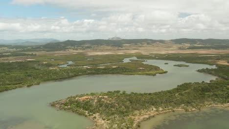 costa central de capricornio de queensland - drone