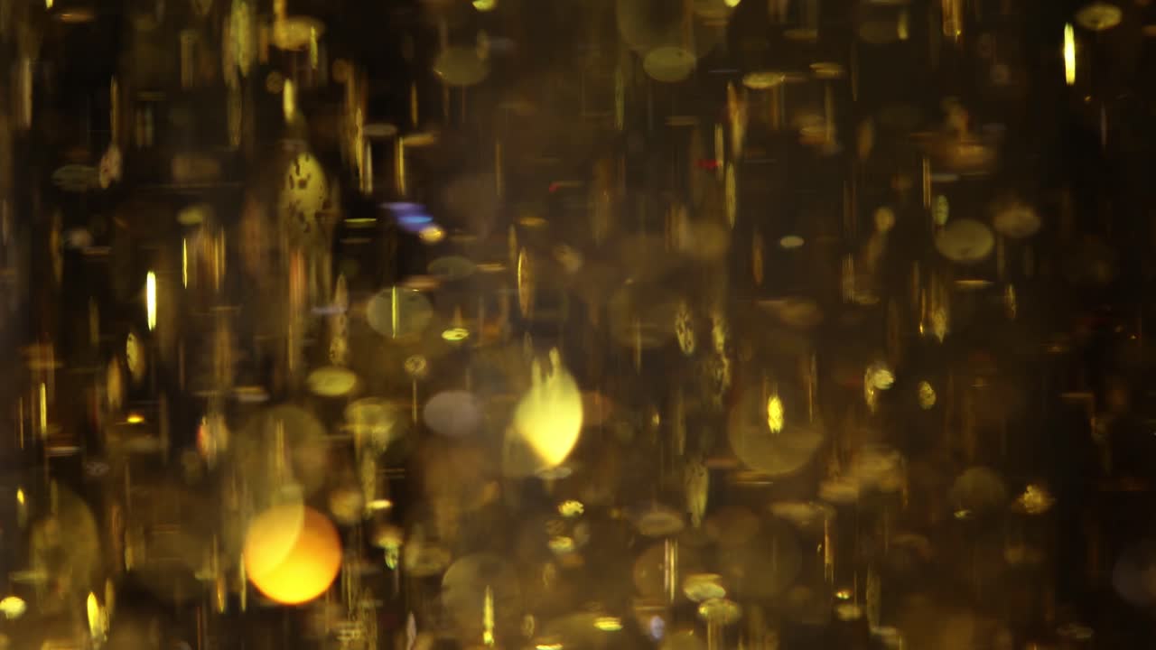 Golden Sparkle Bokeh