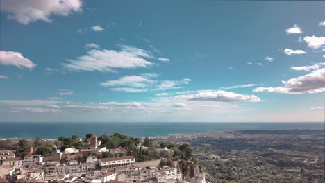 Zeitraffer-In-Mijas-Pueblo,-Andalusien,-Spanien