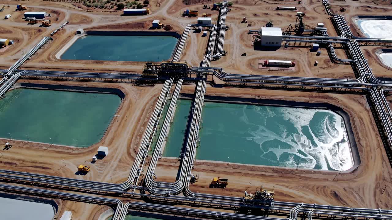 Aerial View of an Industrial Processing Facility