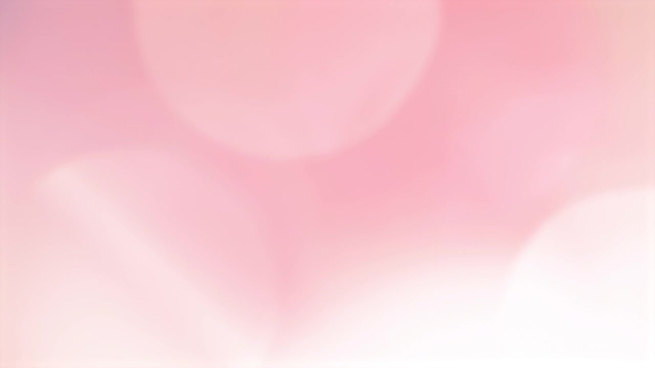 柔和粉橙散景漏光轉場