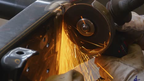 hand-held metal surface angle grinder