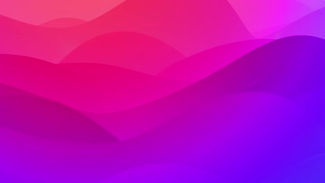 abstract looped 4k bg, surface with waves. liquid purple gradient of paint with internal glow forms hills or peaks that change smoothly in cycle. beautiful color transitions.