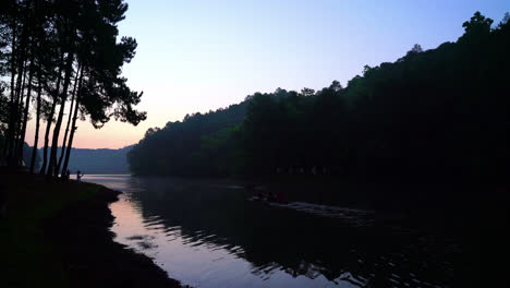 Morning-sunrise-at-Pang-Oung,-Mae-Hong-Son-Thailand