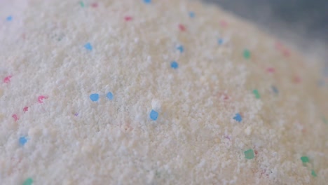 close-up of laundry detergent powder