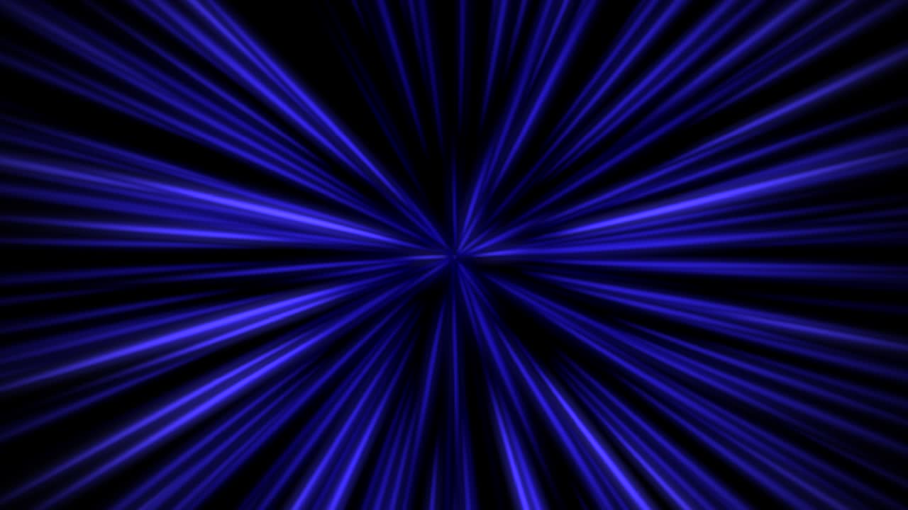 Abstract blue rays and lines in 80s style