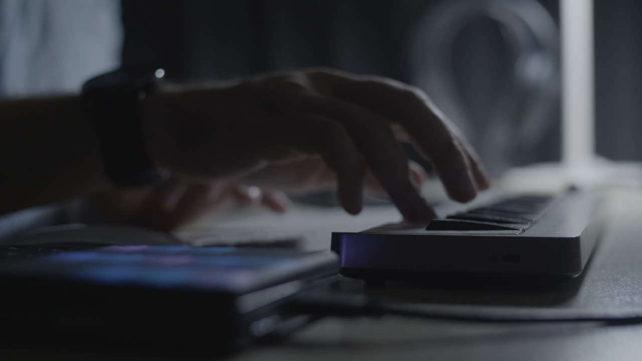 Close up on producer