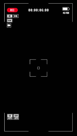 Motion Graphic of Flat design rec interface background