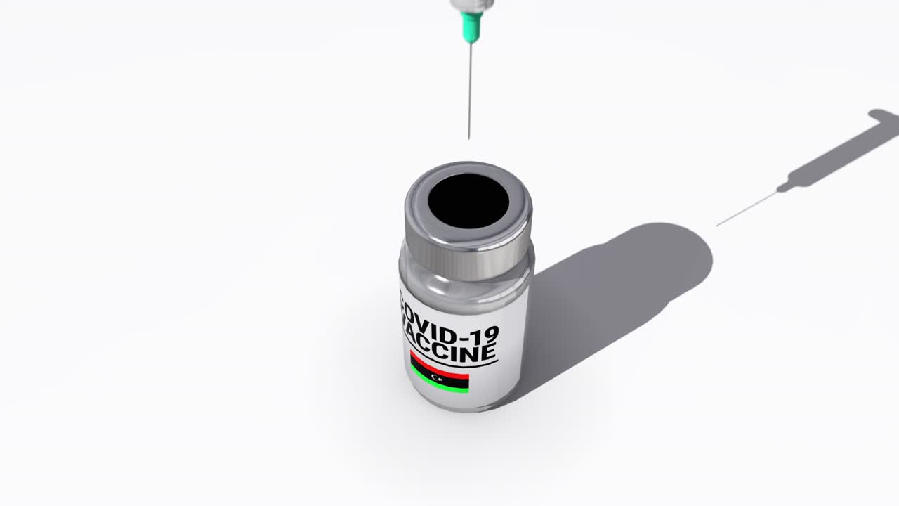 Iniezione del vaccino Covid-19 Libia