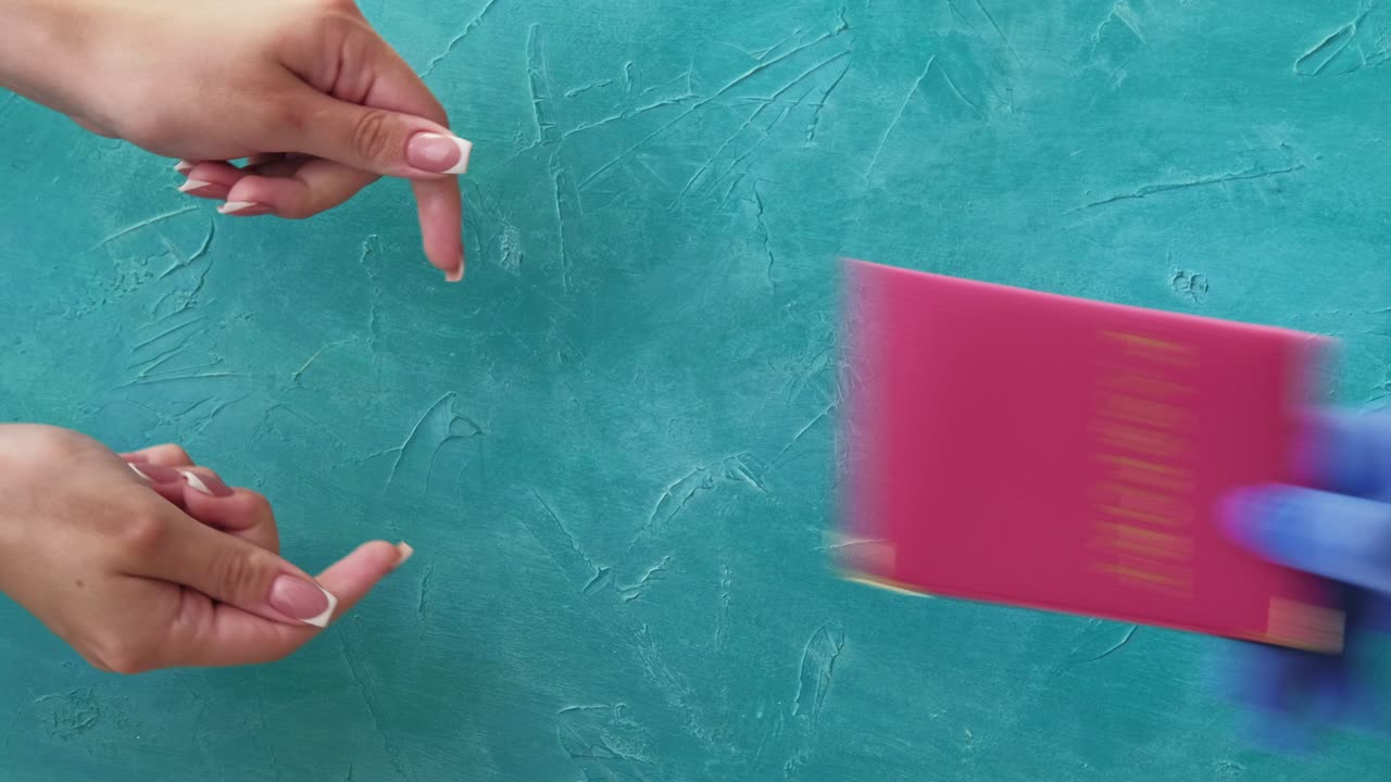 airport check-in travel safety hand glove passport