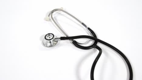 stethoscope on a white background