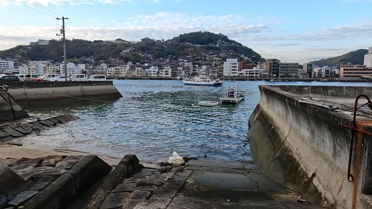 히로시마 현 오노미치 항구