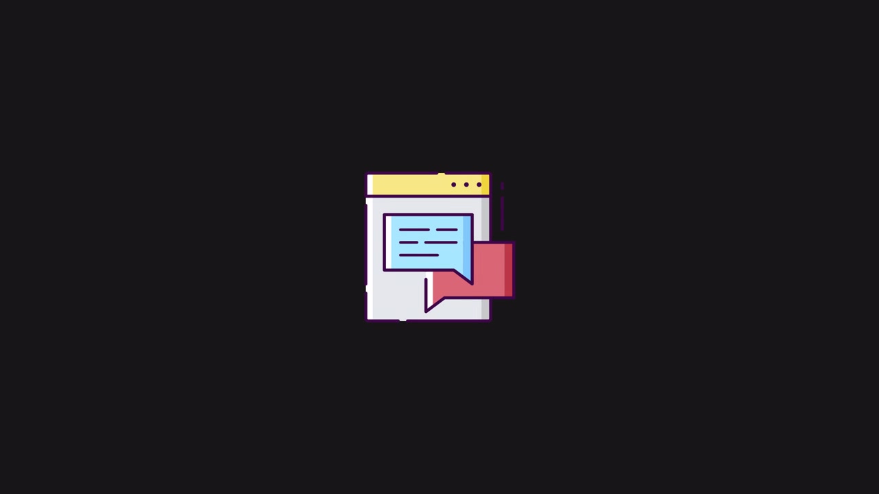 Animated Chat Messages and Speech Bubbles in a Browser Window
