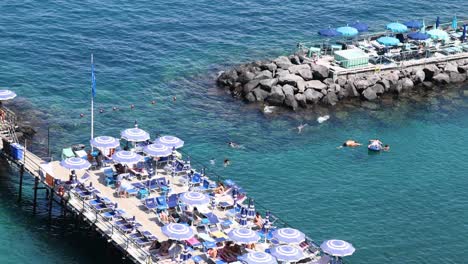 people enjoying a sunny day at the beach