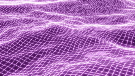 seamless looping, abstract grid wave.