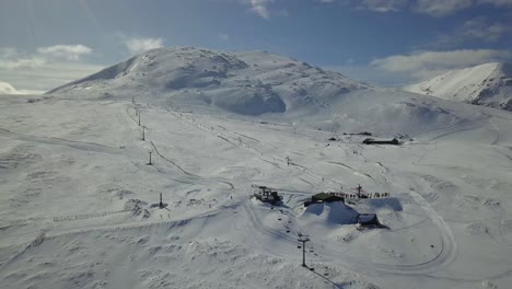 Volando-Hacia-Atrás-Sobre-Glencoe-Mountain-Resort