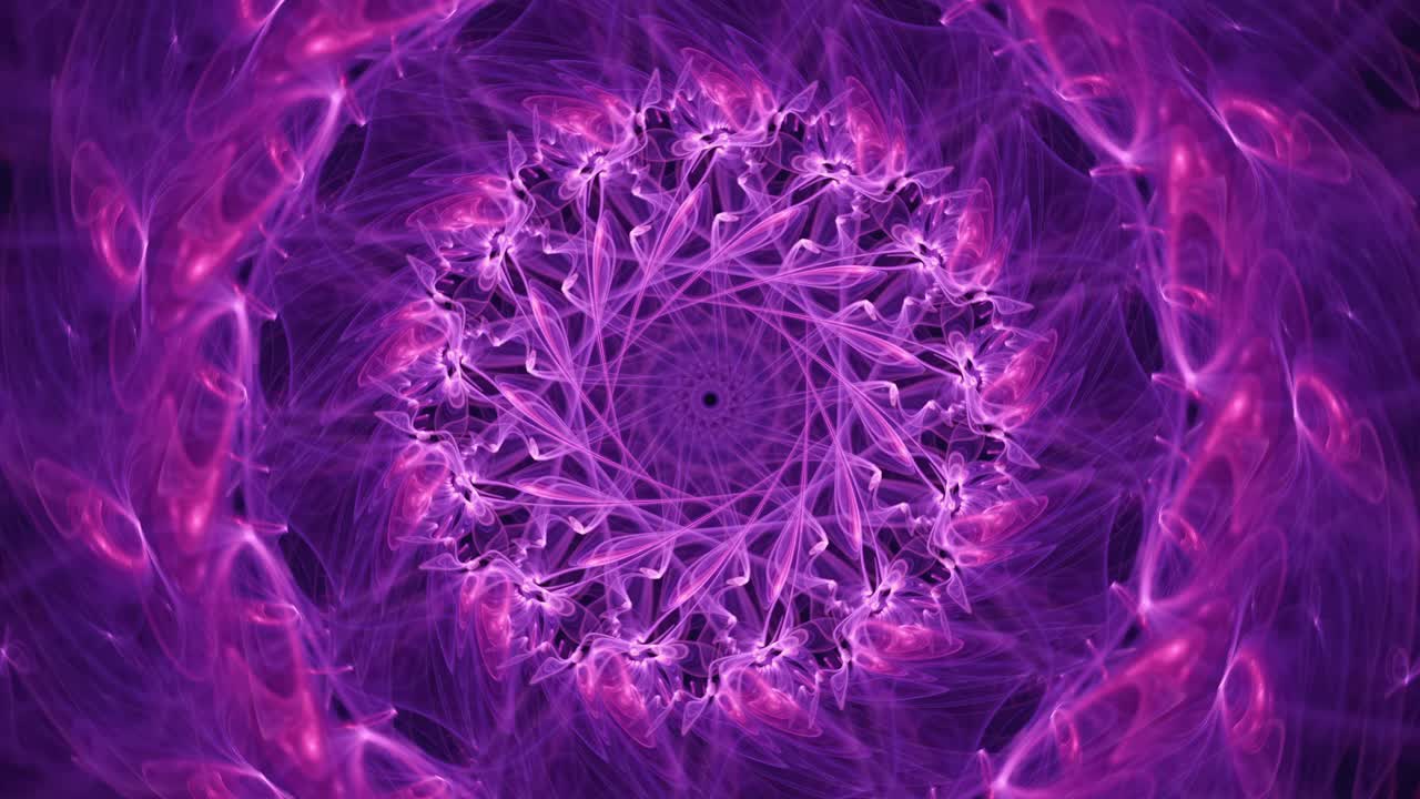 el país de las maravillas interestelar, los vibrantes y coloridos latidos de fondo en movimiento, el despertar visual espiritual, los intrincados patrones geométricos fluidos, los bucles sin costuras