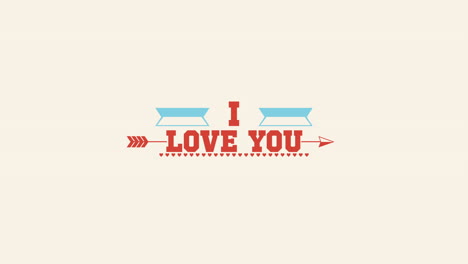 I-Love-You-with-red-arrow-and-blue-ribbons