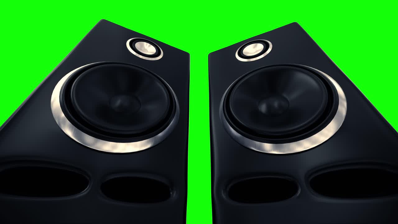 Altoparlanti, musica, vibrante, cono del subwoofer, battiti, bassi, club, altoparlante, suono, boombox, 4K