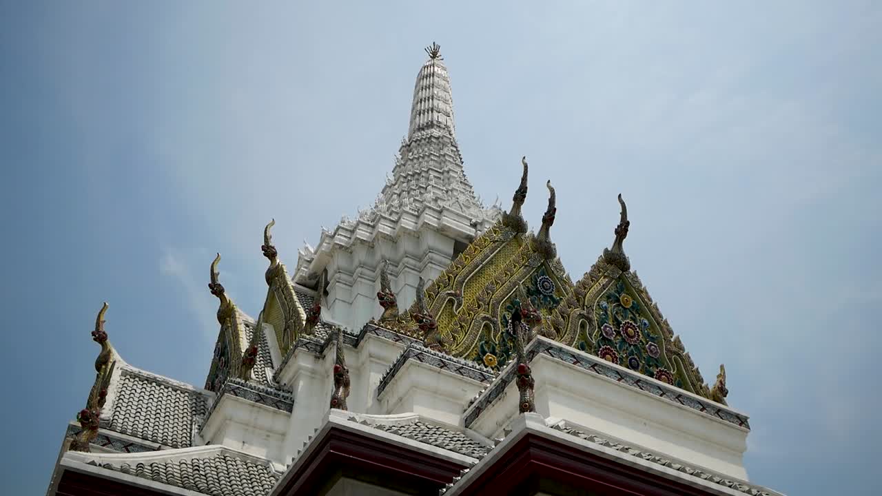 Bangkok City Pillar Shrine -pyhäkön ulkoasu, päiväsaikaan
