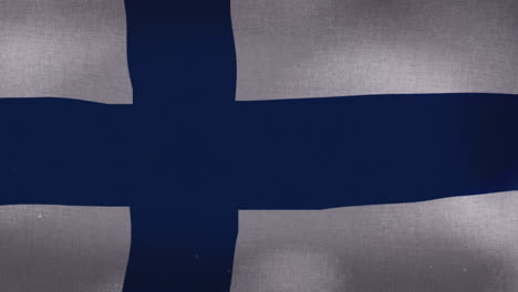 the finland national waving flag