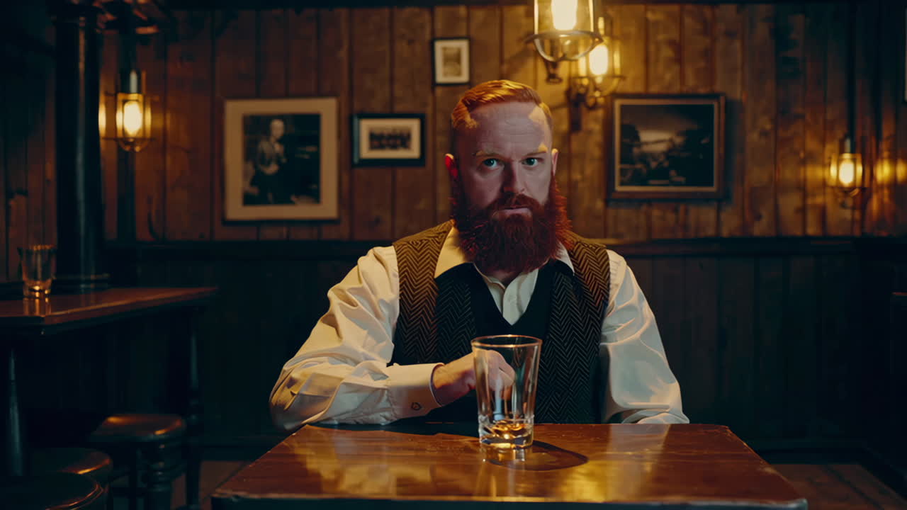 Man in a Pub with a Drink