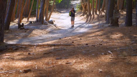 hombre tomando una foto con una cámara en un día soleado 4k
