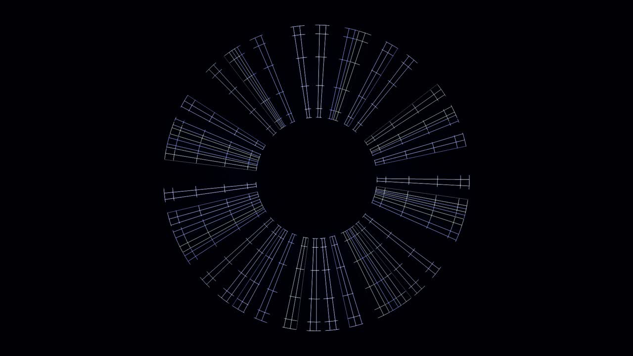 방사형 기하학적 패턴