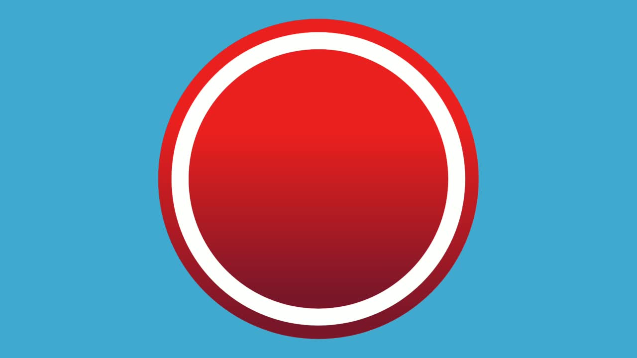 Motion graphics circle animation sphere background on blue background