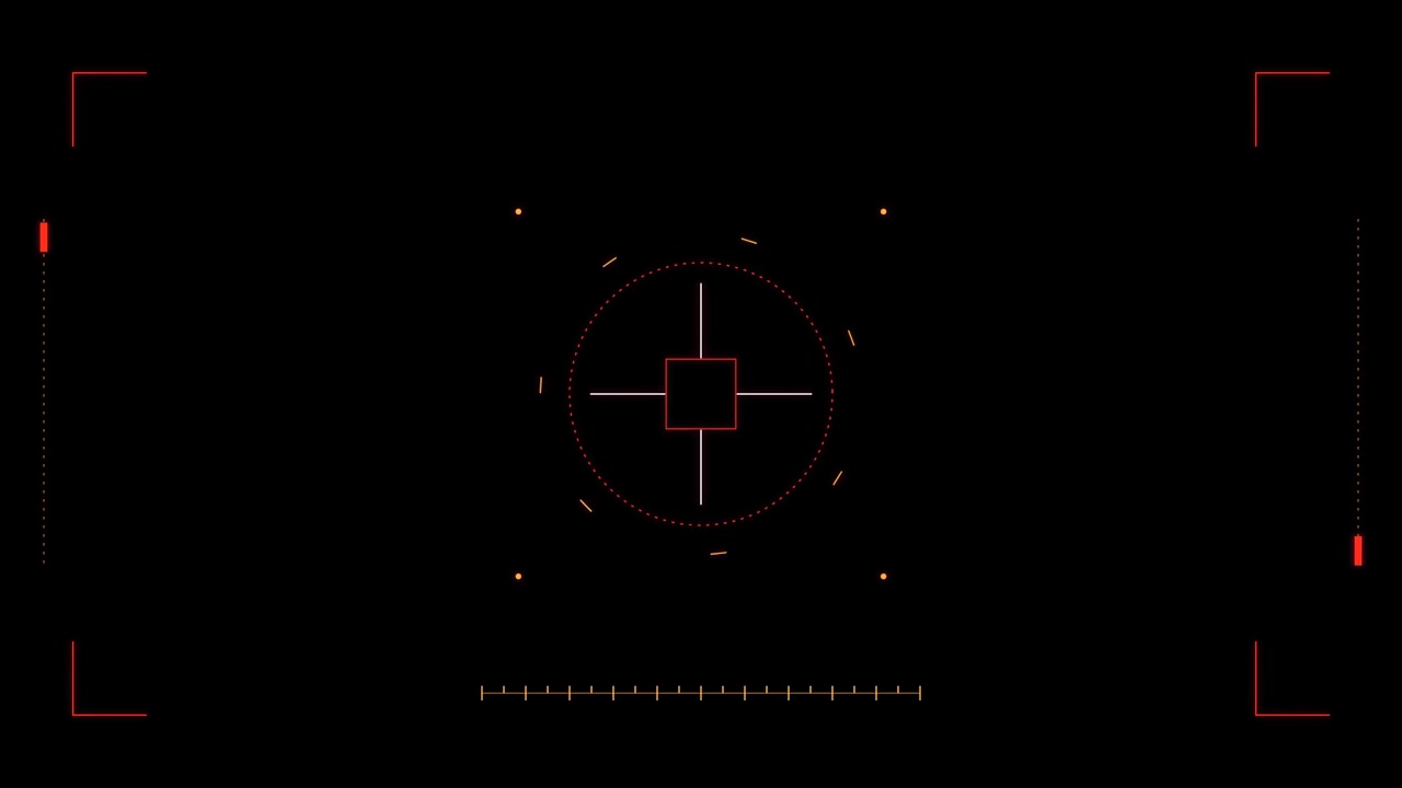 Digital Camera Viewfinder Overlay with Targeting Reticle