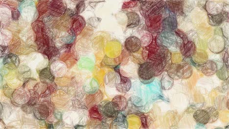 추상적인 배경의 그림 색상