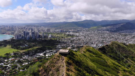 aerial view of diamond head