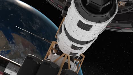 space station exterior view