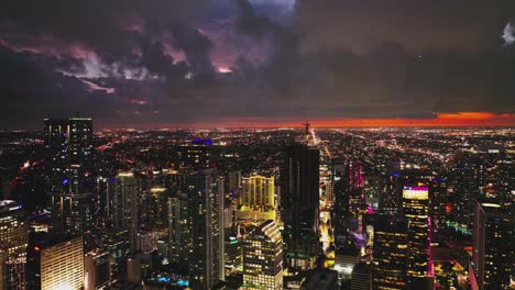 miami city streets at night