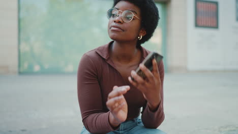 young woman talking on the phone