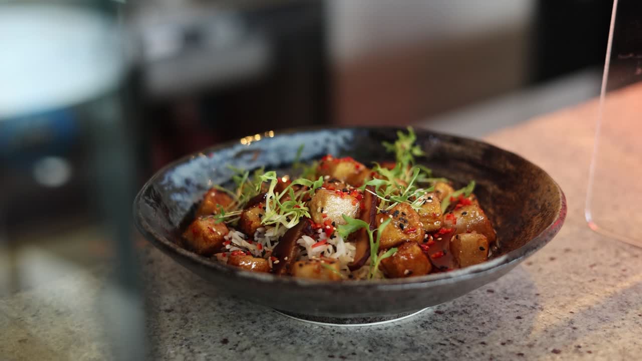Tofu and Vegetable Bowl
